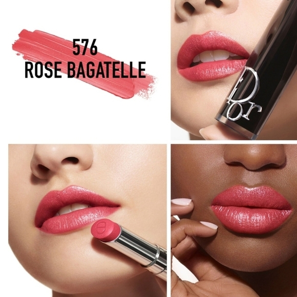 Dior Addict Shine Lipstick: Rose Bagatelle (576), New - Picture 2 of 2